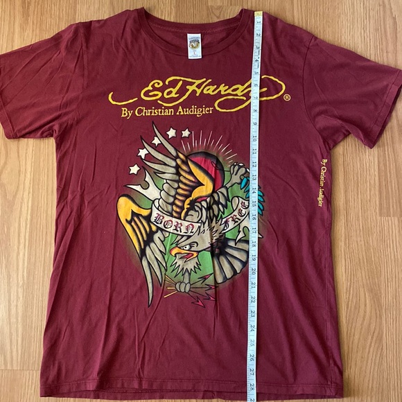 ❤️ Ed Hardy by Christian Audigier Eagle Tee Size Large NWOT - Picture 8 of 12